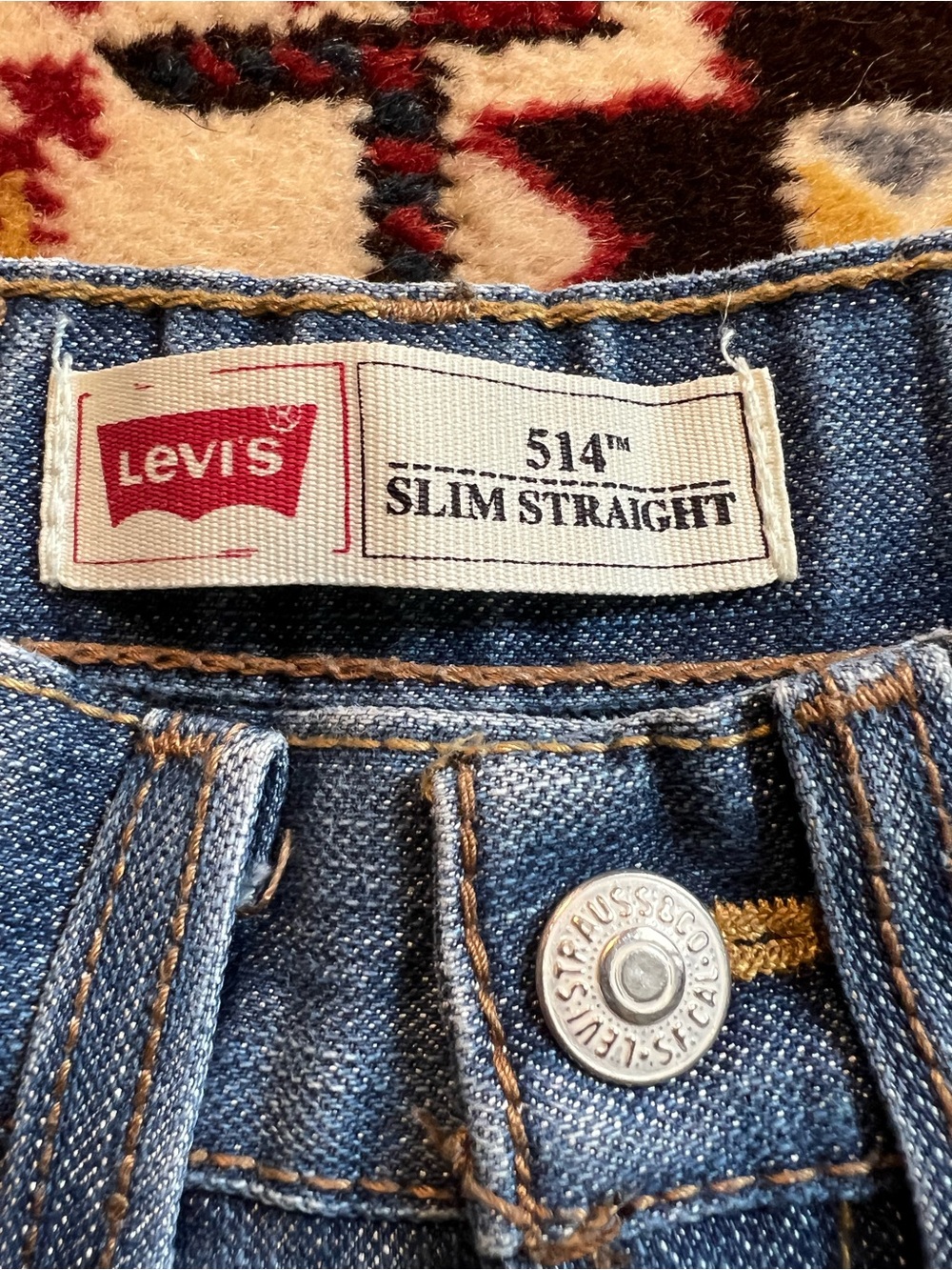 Toddler‎ Levi's 514 Slim Straight Jeans with Back Pocket Detail. - Picture 4 of 7